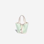 Hermès Picotin Micro Lucky Daisy Swift Nata / Vert / White Front | Sell your designer bag