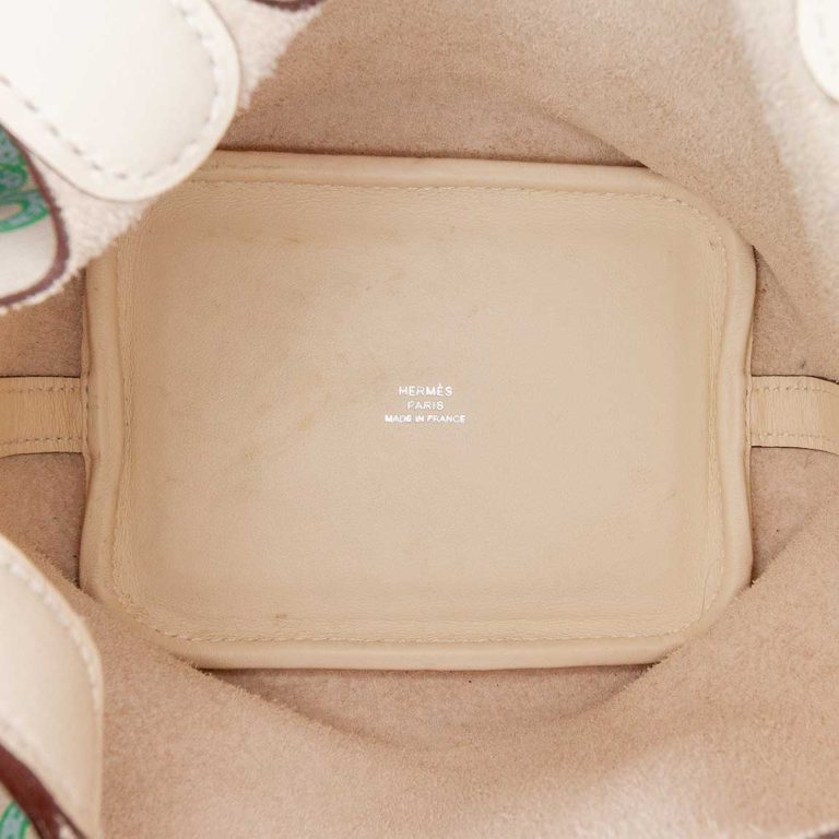Hermès Picotin Micro Lucky Daisy Swift Nata / Vert / White Inside | Sell your designer bag