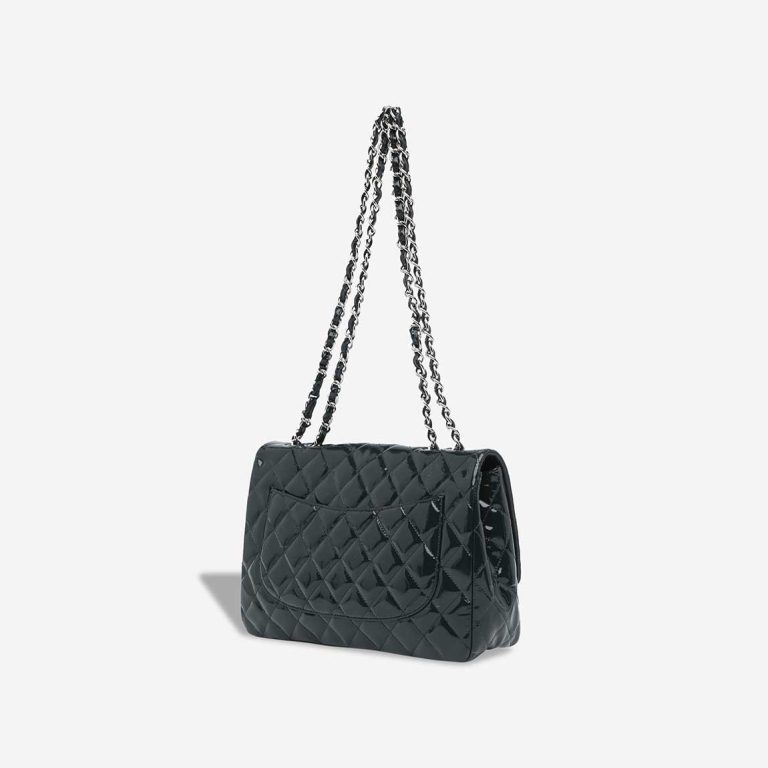 Chanel Timeless Jumbo Patent Petrol Blue | Sell your designer bag