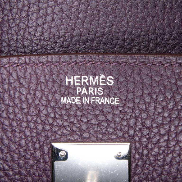 Hermès Birkin 35 Togo Raisin Logo | Sell your designer bag