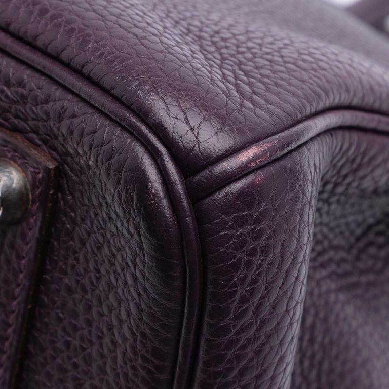 Hermès Birkin 35 Togo Raisin Signs of wear | Sell your designer bag