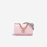 Chanel 19 Wallet On Chain Lamb Pink Front | Sell your designer bag