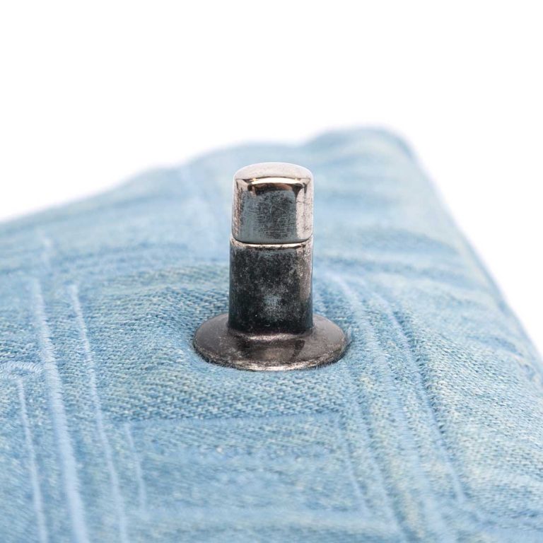 Chanel Timeless Medium Denim Light Blue Signs of wear | Sell your designer bag