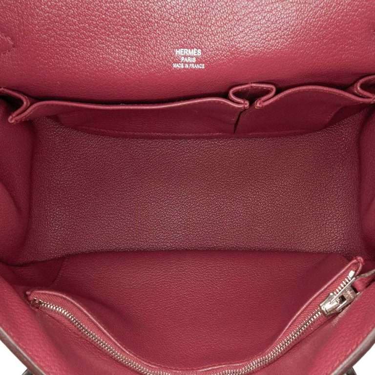Hermès Jypsière 28 Clémence Bois de Rose Inside | Sell your designer bag
