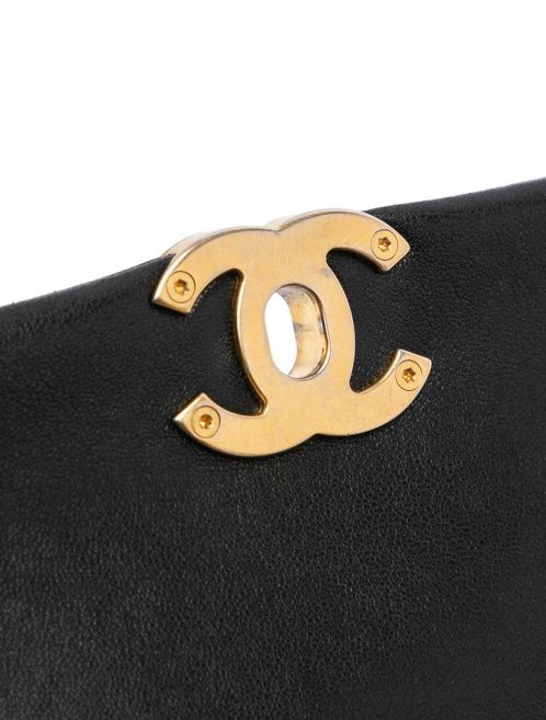 Chanel Chain Is More Flap Bag Small Lamb Black Closing System | Sell your designer bag