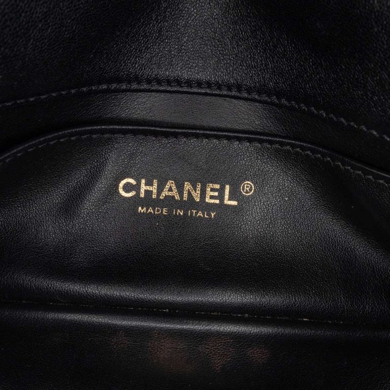 Chanel Chain Is More Flap Bag Small Lamb Black Logo | Sell your designer bag
