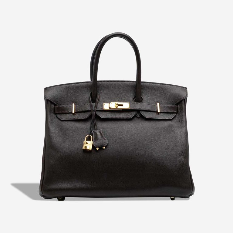 Hermès Birkin 35 Togo Ébène Front | Sell your designer bag