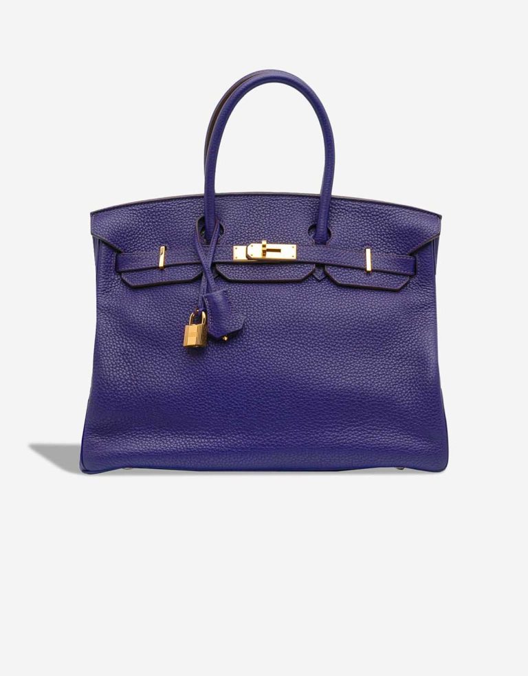 Hermès Birkin 35 Togo Iris Front | Sell your designer bag