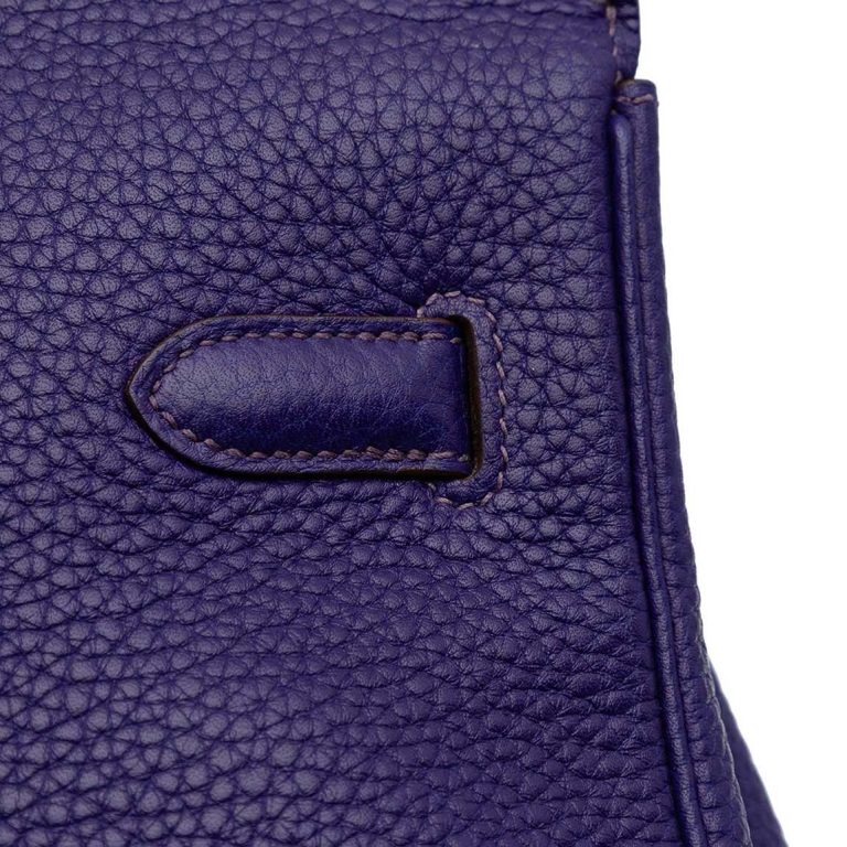 Hermès Birkin 35 Togo Iris Signs of wear | Sell your designer bag