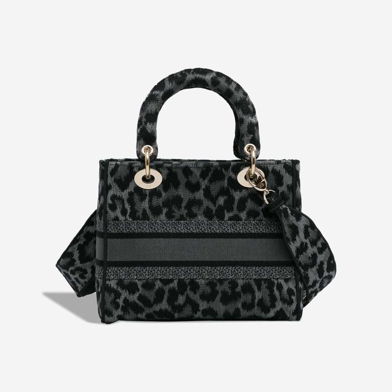 Dior Lady D-Lite Medium Canvas Grey / Black | Sell your designer bag