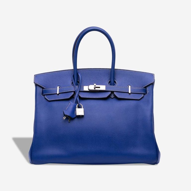 Hermès Birkin 35 Candy Collection Epsom Bleu Électrique Front | Sell your designer bag
