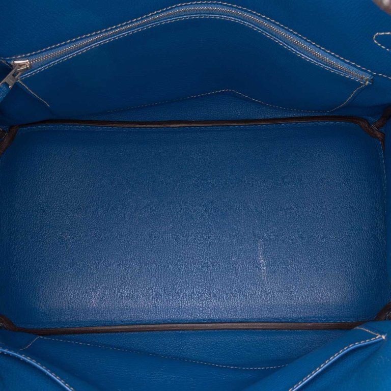 Hermès Birkin 35 Candy Collection Epsom Bleu Électrique Inside | Sell your designer bag