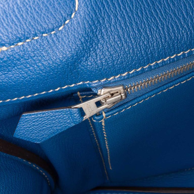 Hermès Birkin 35 Candy Collection Epsom Bleu Électrique Signs of wear | Sell your designer bag
