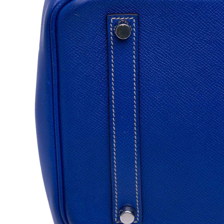 Hermès Birkin 35 Candy Collection Epsom Bleu Électrique Signs of wear | Sell your designer bag