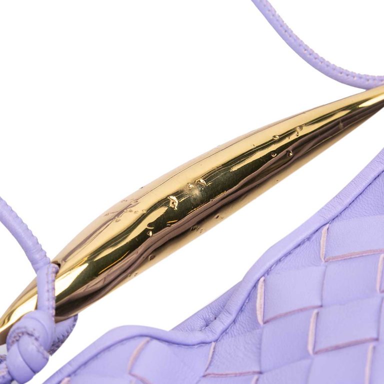 Bottega Veneta Sardine Mini Lamb Light Lilac Signs of wear | Sell your designer bag