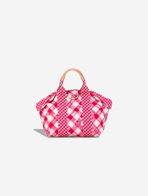 Chanel Shopper Small Canvas Red / White Front | Sell your designer bag