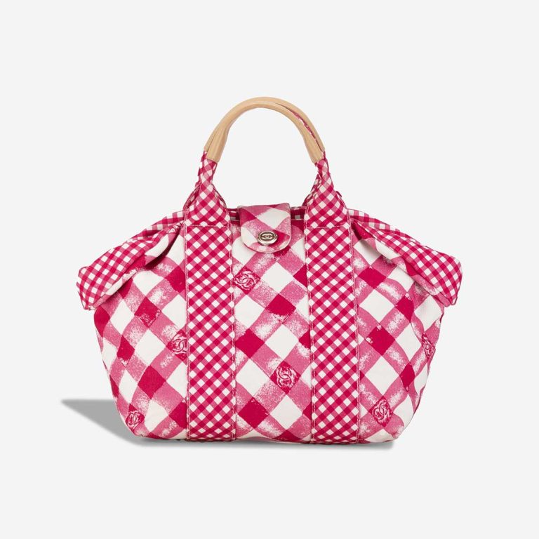 Chanel Shopper Small Canvas Red / White Front | Sell your designer bag