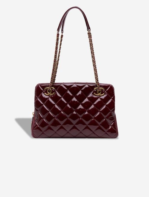 Chanel Shopper Paris-Salzburg Goat / Patent Bordeaux Front | Sell your designer bag