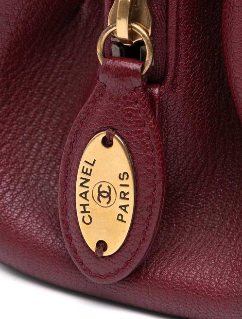 Chanel Shopper Paris-Salzburg Goat / Patent Bordeaux Closing System | Sell your designer bag