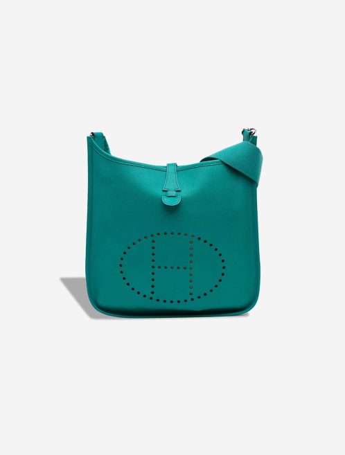 Hermès Evelyne 29 Epsom Bleu Paon Front | Sell your designer bag