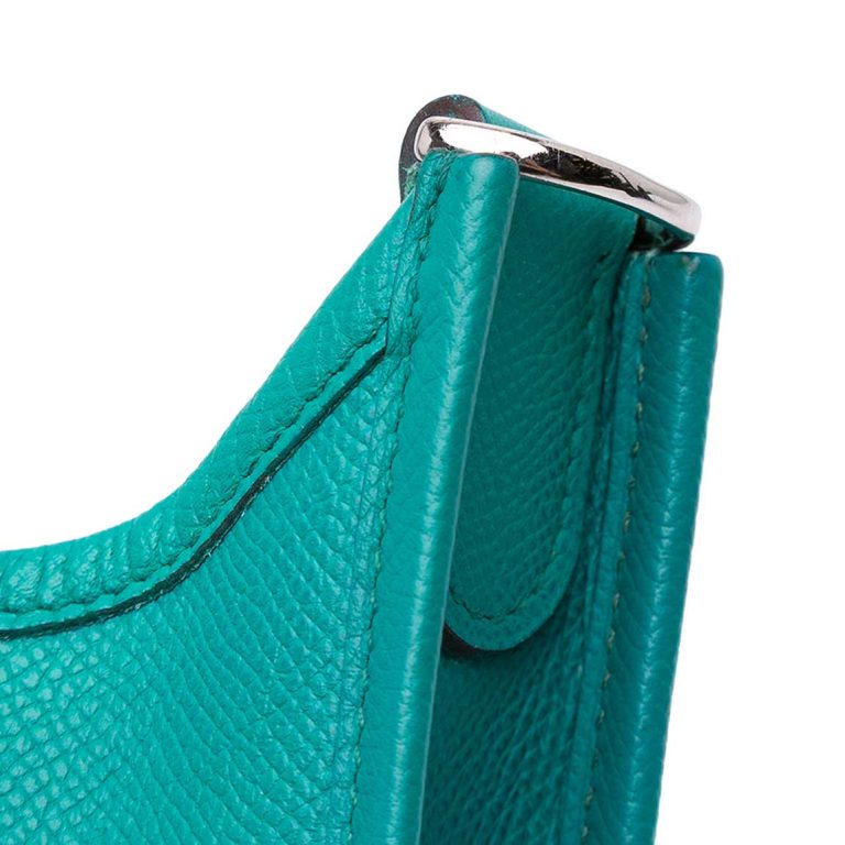 Hermès Evelyne 29 Epsom Bleu Paon Front | Sell your designer bag