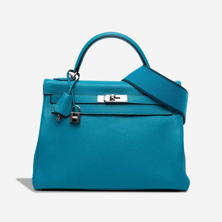 Hermès Kelly 32 Togo Turquoise Front | Sell your designer bag