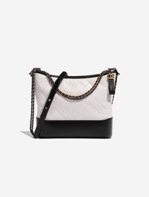 Chanel Gabrielle Large Aged Calf White on Model | Sell your designer bag