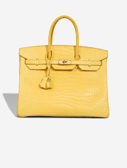 Hermès Birkin 35 Porosus Crocodile Mimosa Front | Sell your designer bag