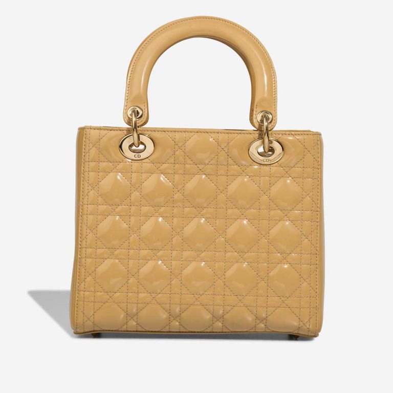 Dior Lady Medium Patent Beige | Sell your designer bag