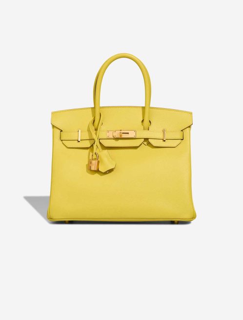 Hermès Birkin 30 Epsom Lime Front | Sell your designer bag