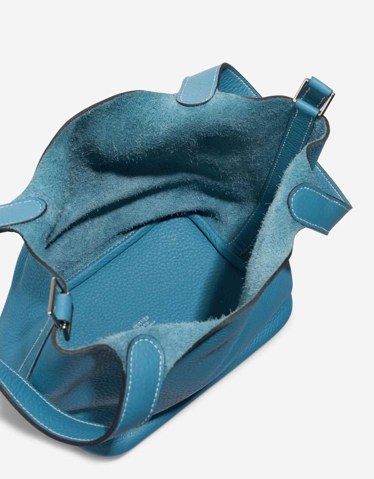 Hermès Picotin 18 Taurillon Clémence Bleu Jean Inside | Sell your designer bag