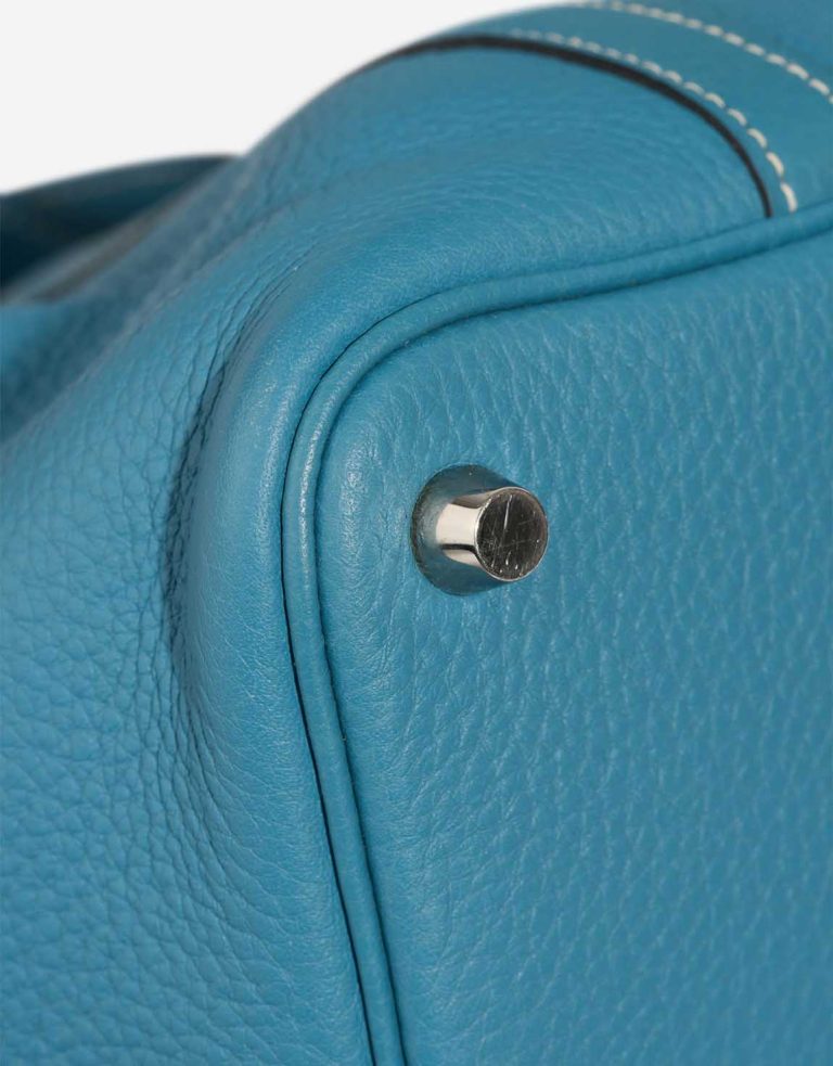 Hermès Picotin 18 Taurillon Clémence Bleu Jean Signs of wear | Sell your designer bag