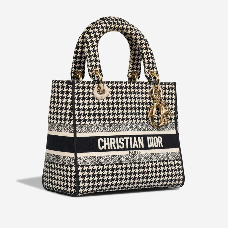 Dior Lady D-Lite Medium Canvas Black | Sell your designer bag