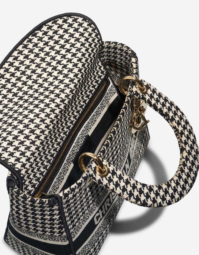 Dior Lady D-Lite Medium Canvas Black Inside | Sell your designer bag