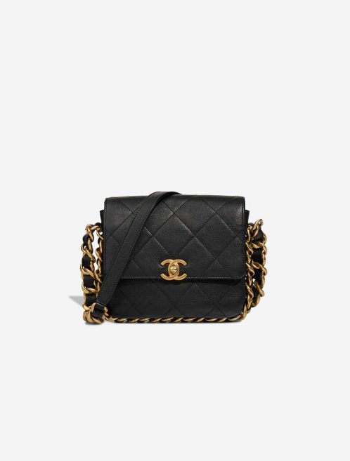 Chanel Flap Bag Small Calf Black Front | Sell your designer bag