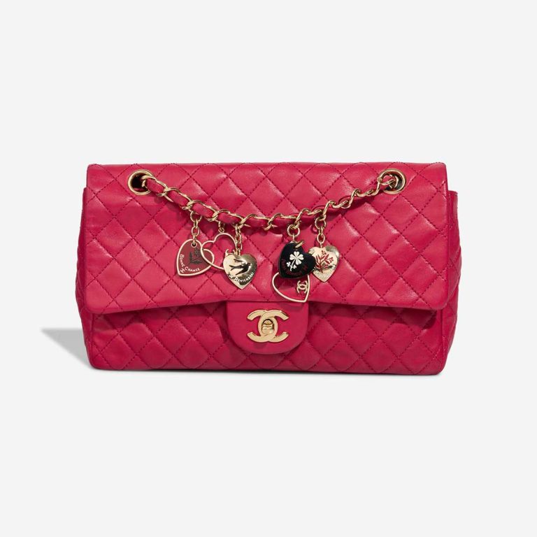 Chanel Timeless Medium Lamb Pink Front | Sell your designer bag
