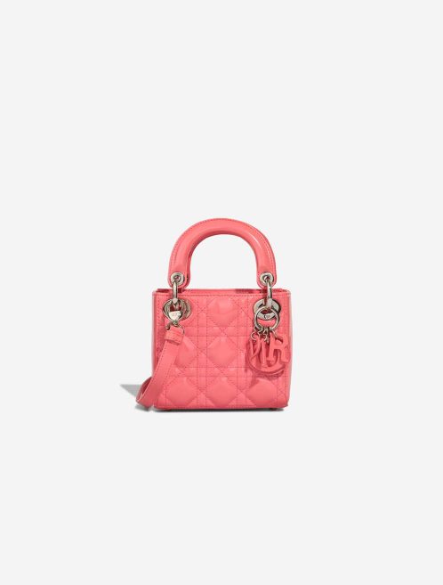 Dior Lady Micro Patent Pink Front | Sell your designer bag