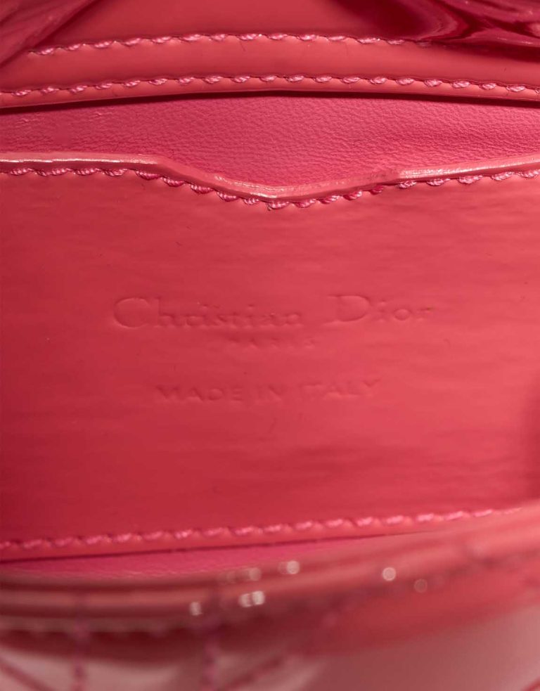 Dior Lady Micro Patent Pink Logo | Sell your designer bag