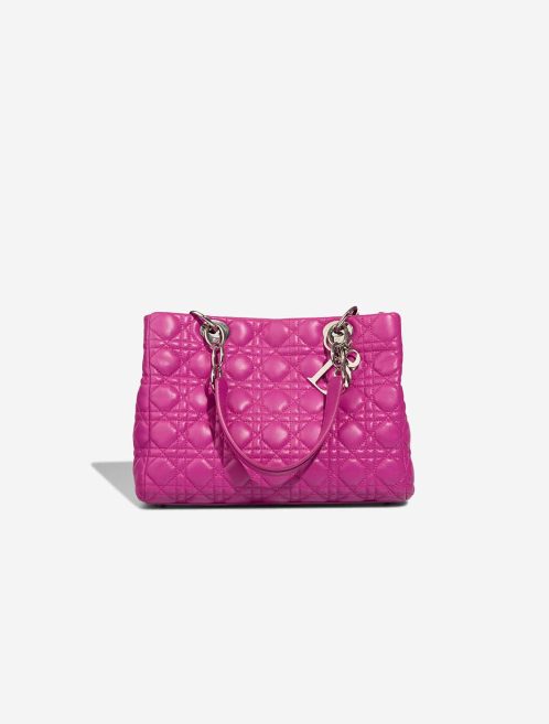 Dior Lady Shopping Tote Medium Lamb Pink Front | Sell your designer bag