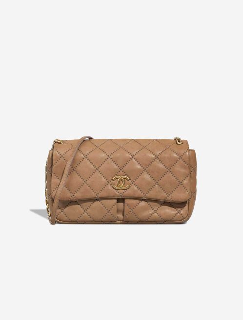 Chanel Timeless Jumbo Calf Beige Front | Sell your designer bag