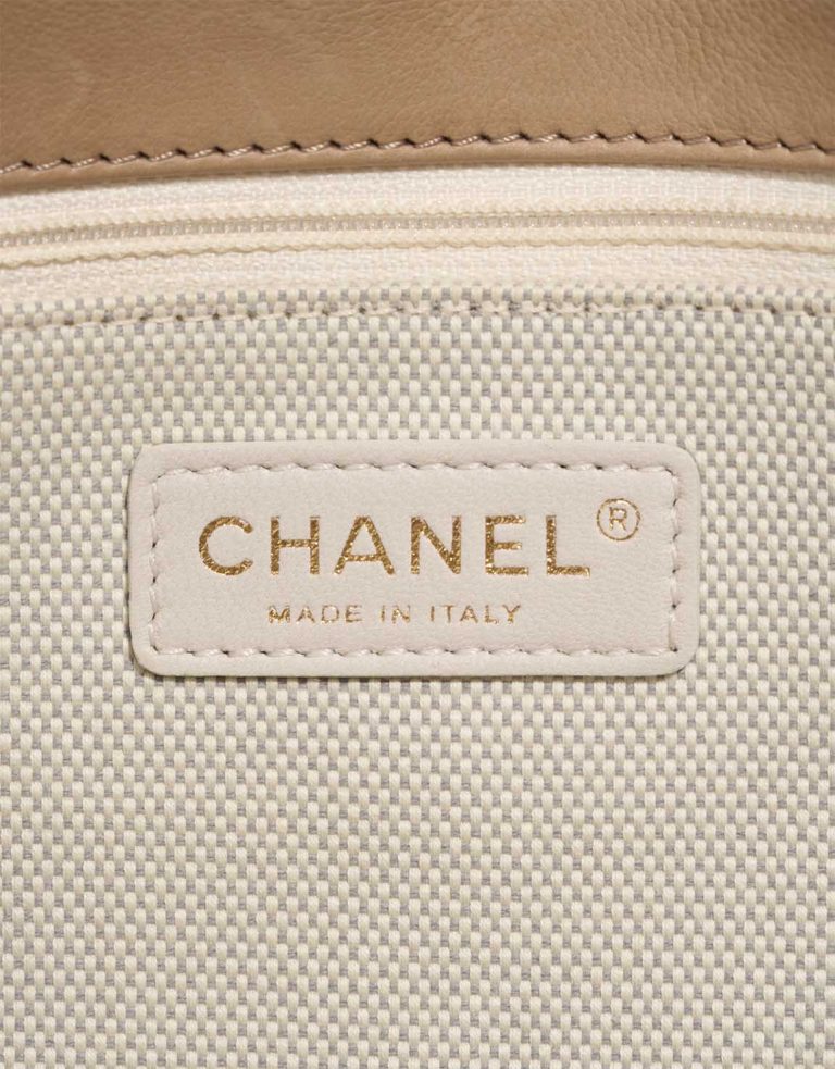 Chanel Timeless Jumbo Calf Beige Logo | Sell your designer bag