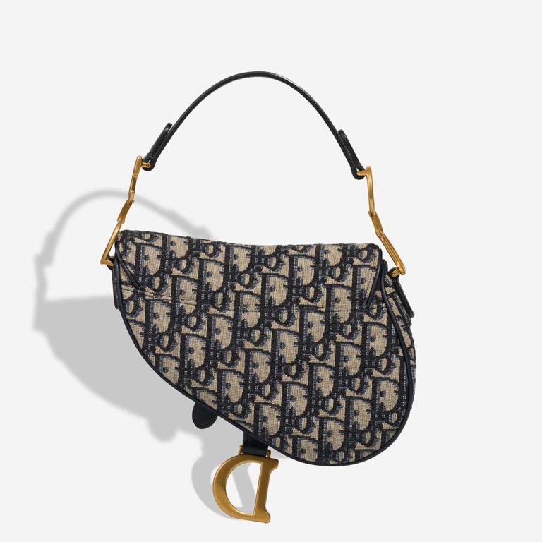 Dior Saddle Mini Oblique Jacquard Blue | Sell your designer bag