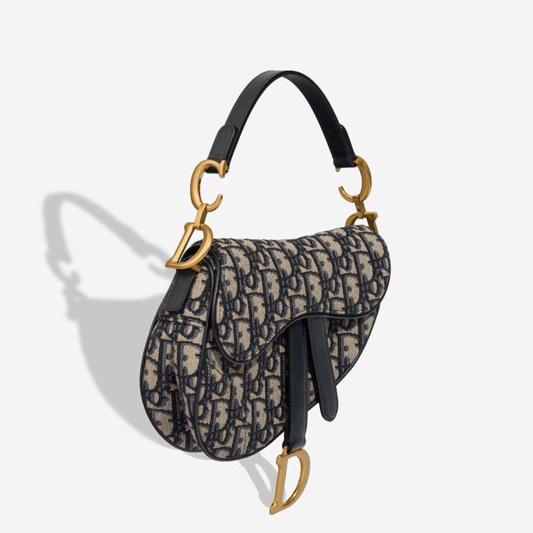 Dior Saddle Mini Oblique Jacquard Blue | Sell your designer bag