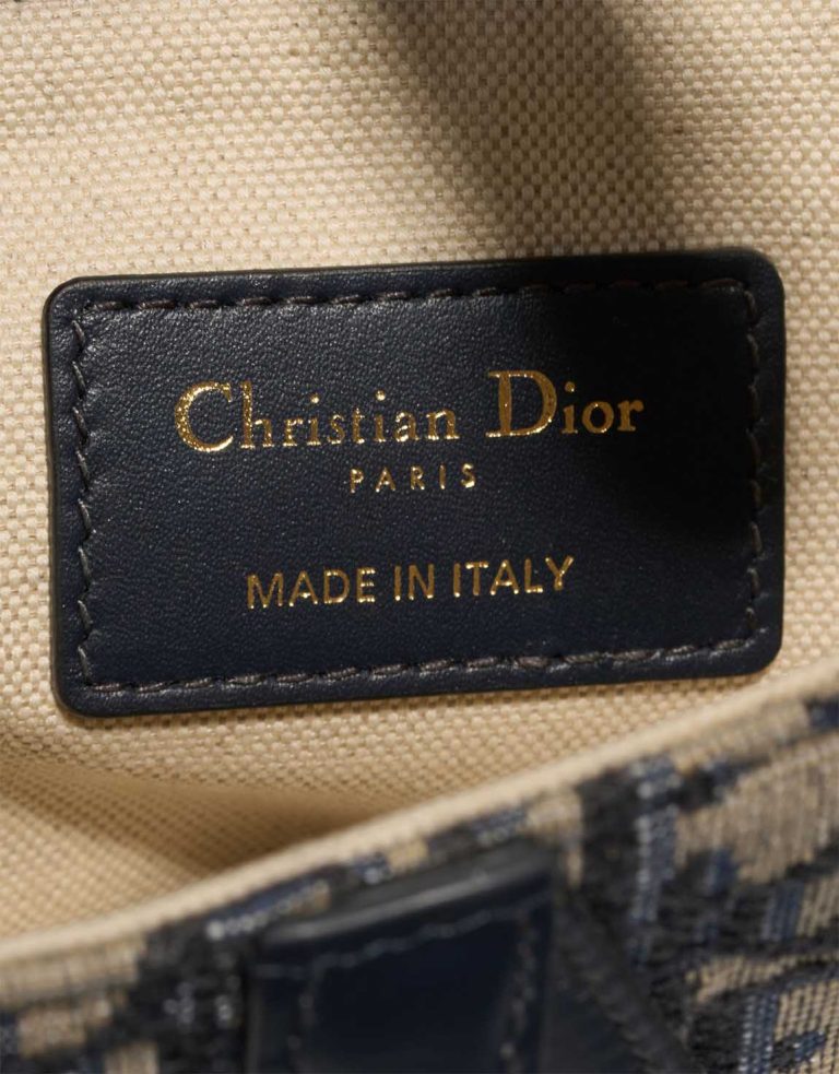Dior Saddle Mini Oblique Jacquard Blue Logo | Sell your designer bag