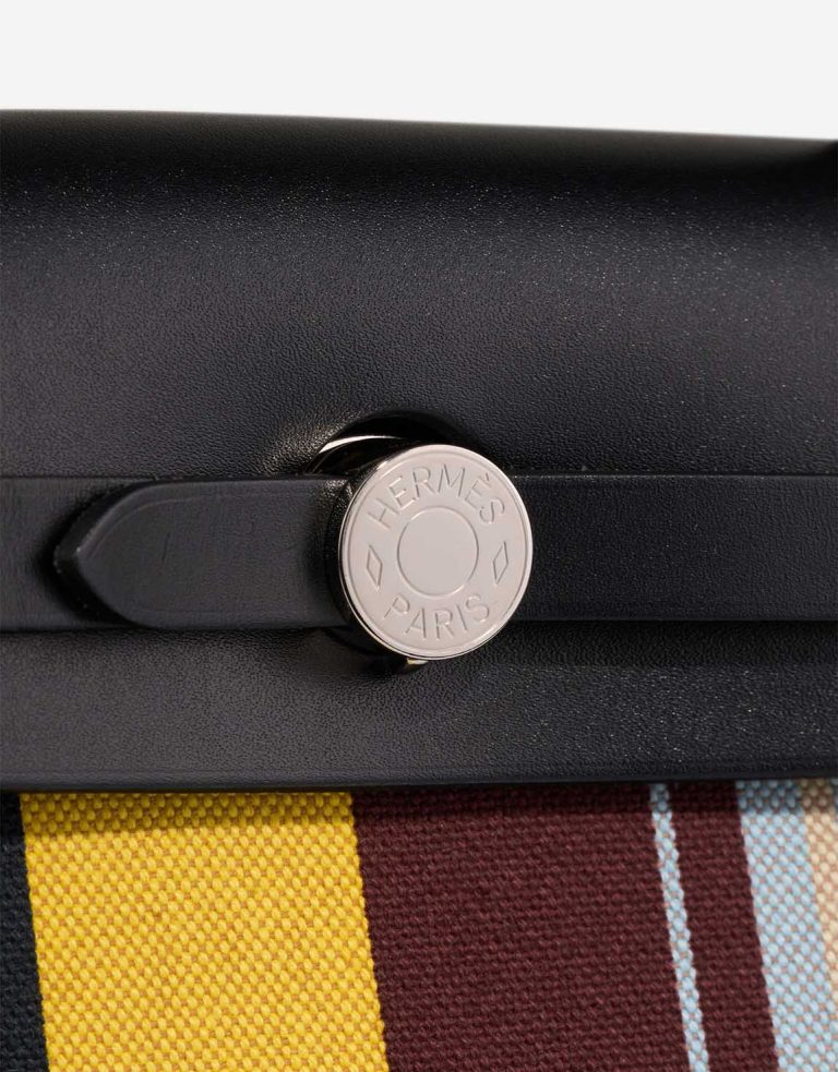 Hermès Herbag 31 Vache Hunter / Toile Écru / Beige / Jaune / Bordeaux / Black Closing System | Sell your designer bag