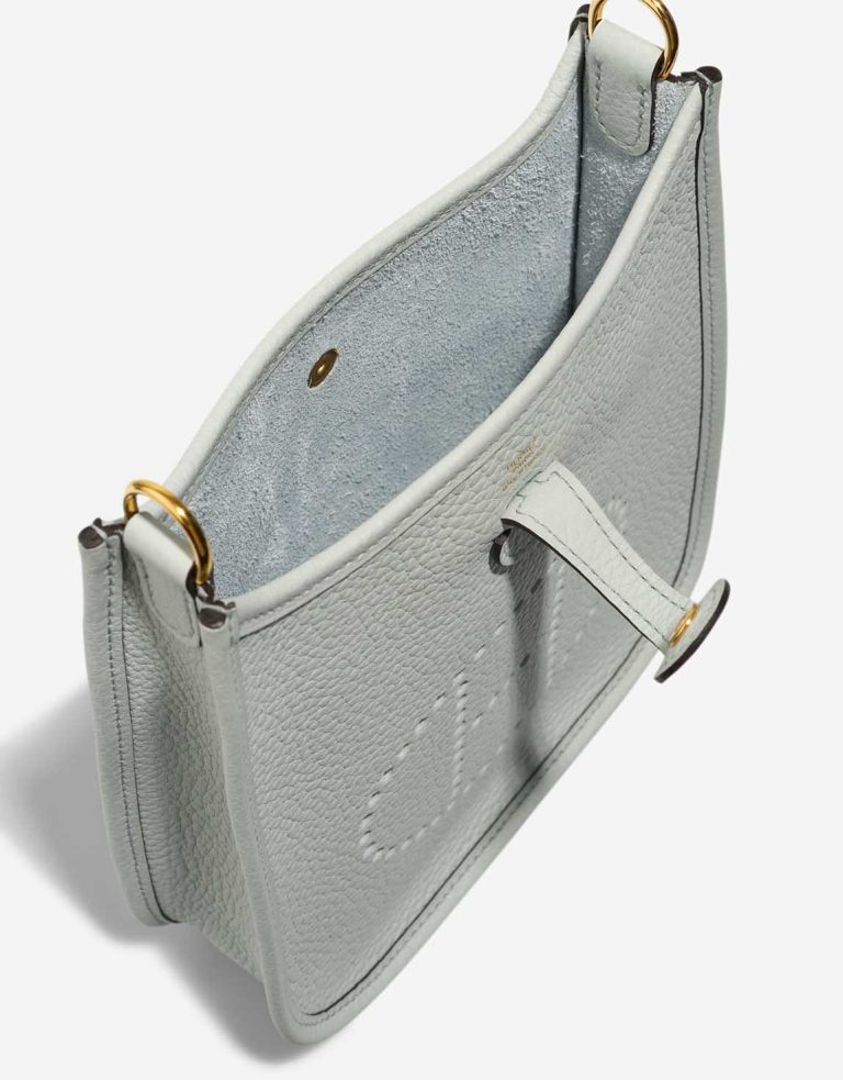 Hermès Evelyne 16 Clémence Bleu Pale / Étain Inside | Sell your designer bag