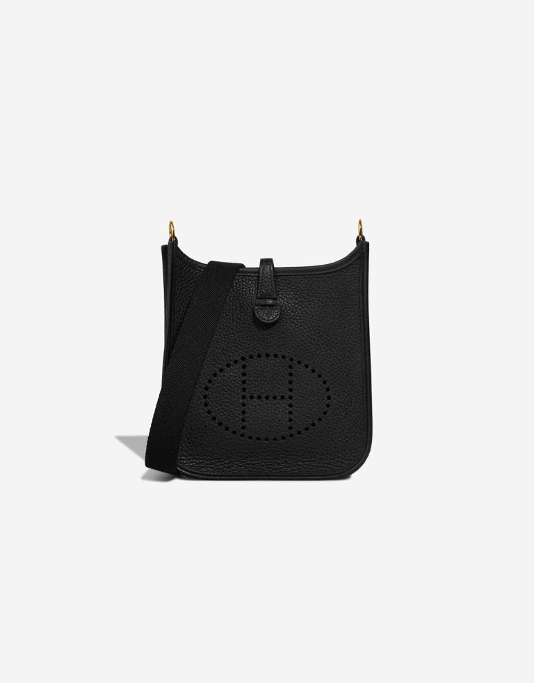 Hermès Evelyne 16 Clémence Black Front | Sell your designer bag