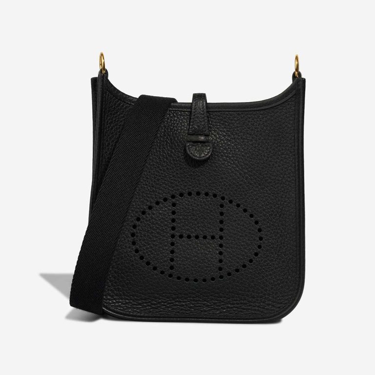 Hermès Evelyne 16 Clémence Black Front | Sell your designer bag