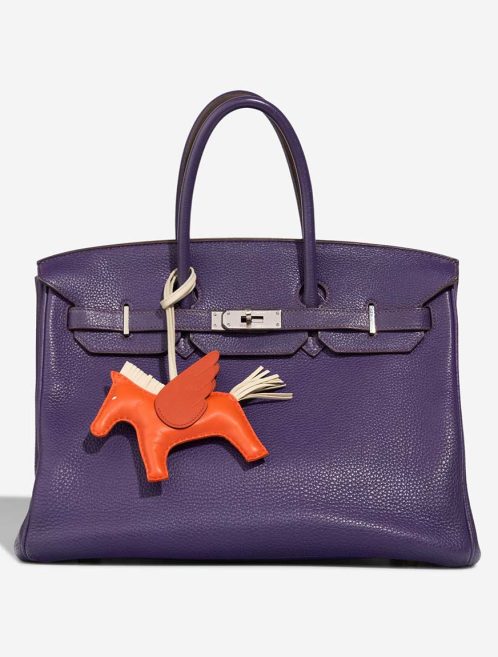 Hermès Rodeo MM Milo Lamb Feu / Nata / Terre Battue Closing System | Sell your designer bag