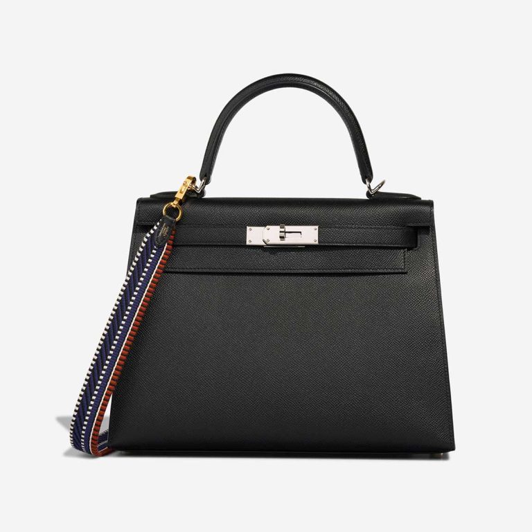 Hermès Kelly Strap Canvas Multicolour Front | Sell your designer bag